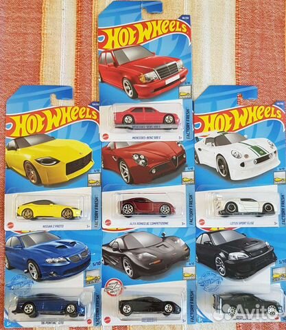 Hot wheels серия factory fresh