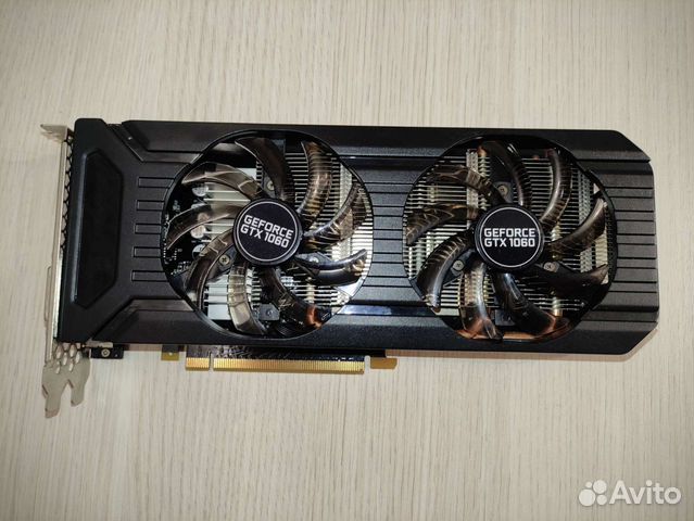 Видеокарта Palit Dual Geforce GTX 1060 6Gb