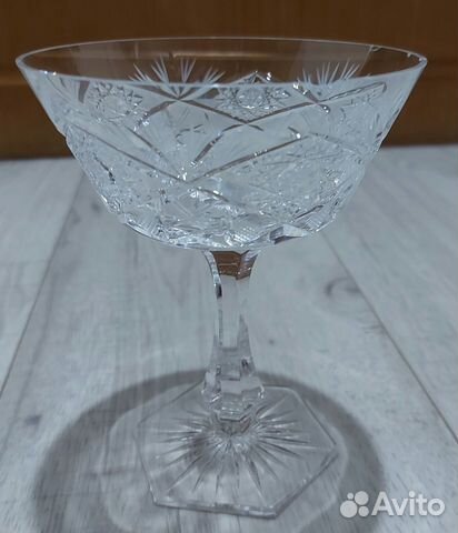 Хрустальная конфетница на ножке (мини)