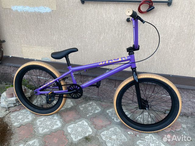 BMX черно фиолетовый