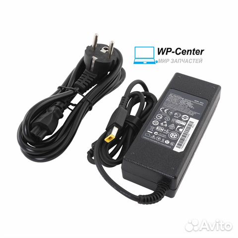 Зарядка для ноутбука Lenovo 20V 4,5A (90W) прямоуг