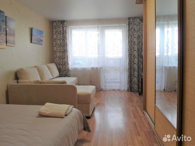 

1-к. квартира, 38 м², 2 кровати