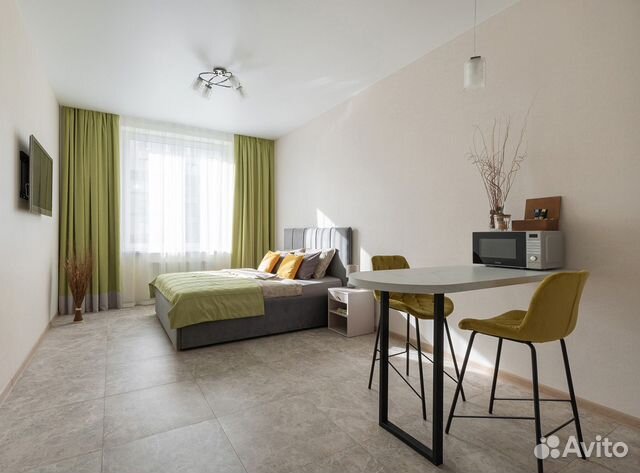 

Квартира-студия, 27 м², 2 кровати