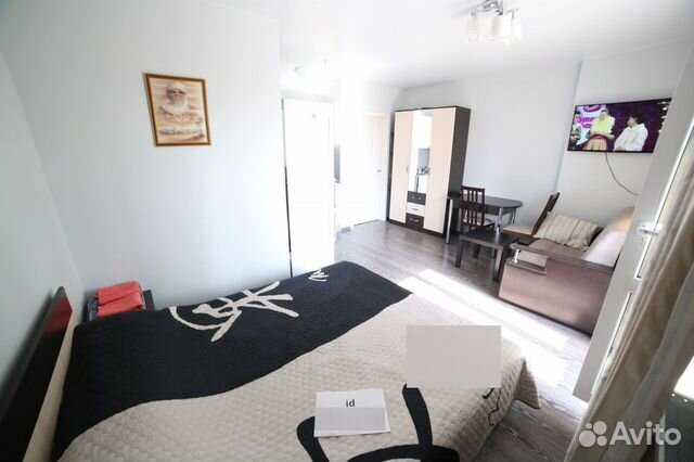 

Квартира-студия, 32 м², 1 кровать