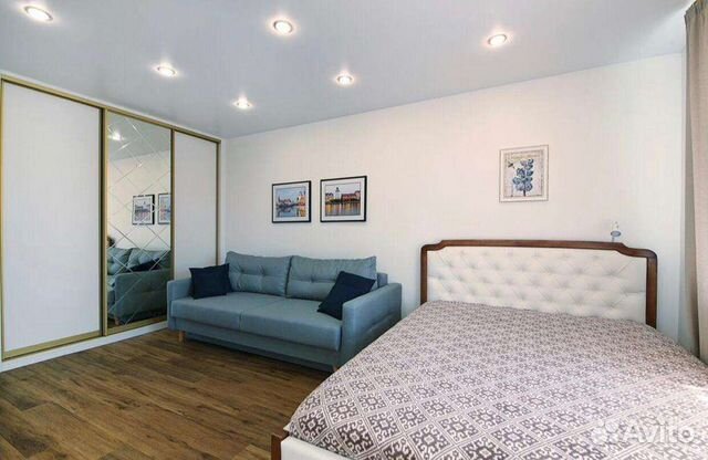 

1-к. квартира, 38 м², 2 кровати