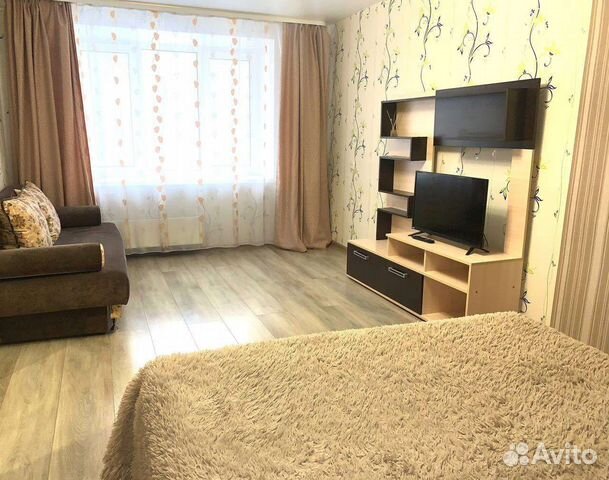 

1-к. квартира, 42 м², 2 кровати