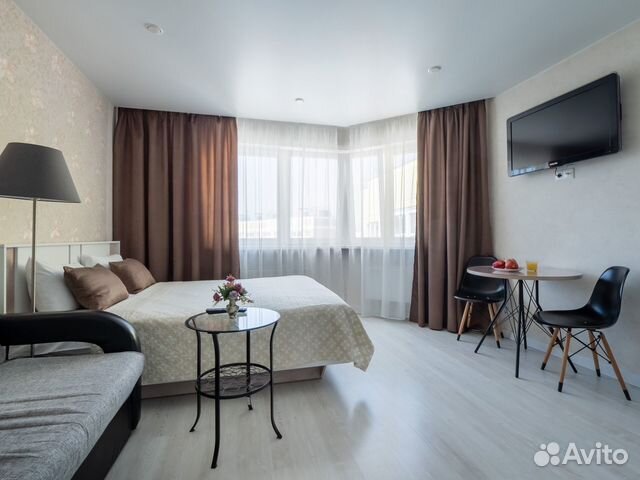 

Квартира-студия, 29 м², 2 кровати