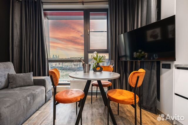 

Квартира-студия, 33 м², 2 кровати