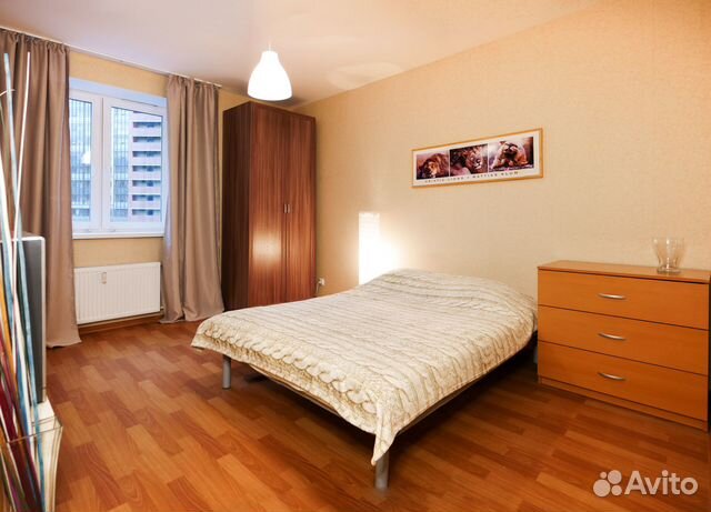 

1-к. квартира, 37 м², 2 кровати