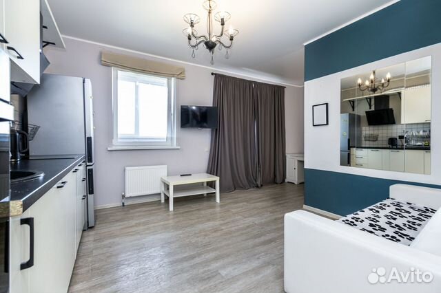 

Квартира-студия, 35 м², 1 кровать