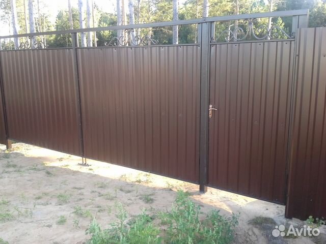Аксессуары для ворот и калиток из профнастила дачные ворота и калитка фото