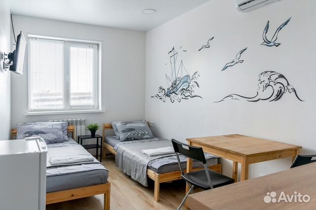 

Квартира-студия, 22 м², 2 кровати