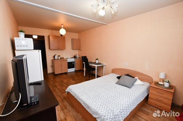 

Квартира-студия, 25 м², 1 кровать