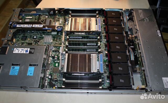 Сервер HP DL360p Gen8 8SFF 2x E5-2680v2/128Gb