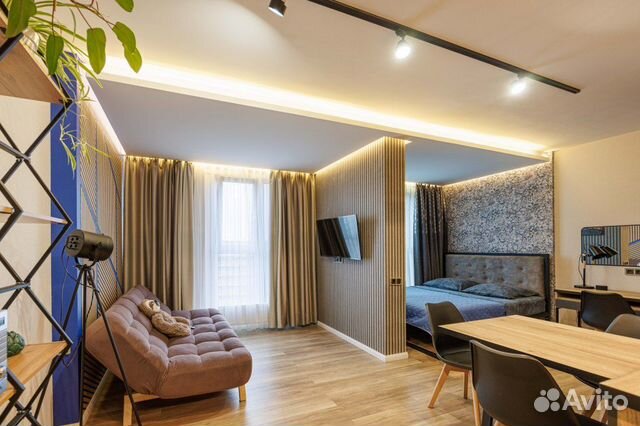 

Квартира-студия, 35 м², 2 кровати