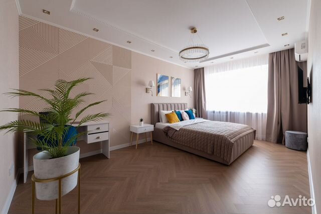 

1-к. квартира, 44 м², 2 кровати