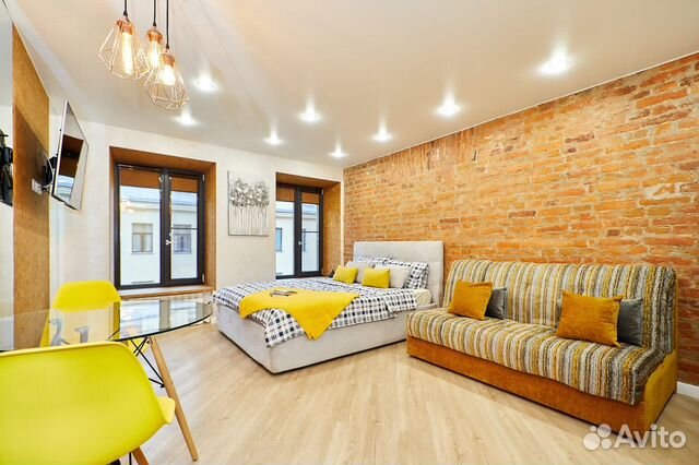

Квартира-студия, 30 м², 2 кровати