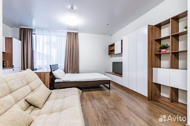 

Квартира-студия, 40 м², 2 кровати