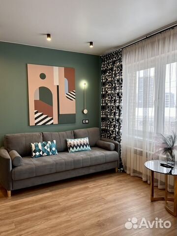 

1-к. квартира, 45 м², 2 кровати