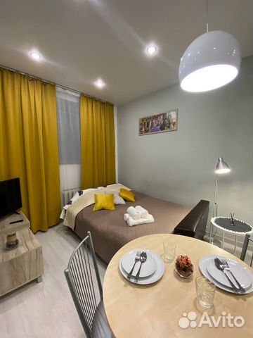 

Квартира-студия, 24 м², 1 кровать