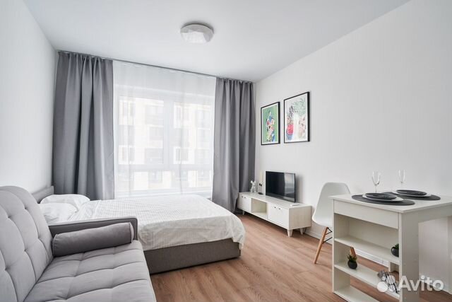 

Квартира-студия, 20 м², 2 кровати