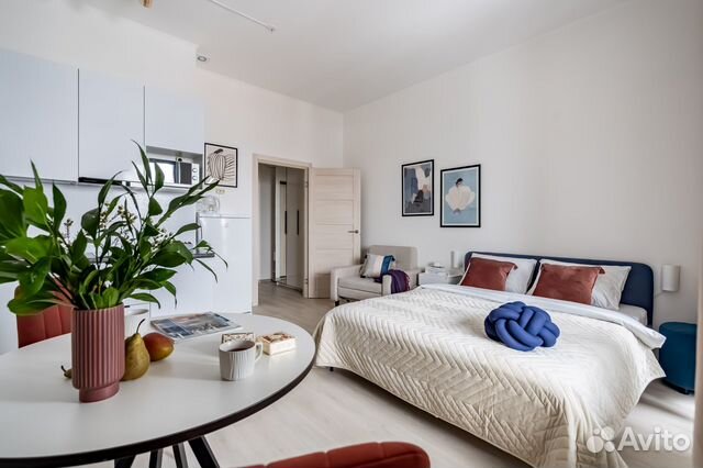 

Квартира-студия, 26 м², 2 кровати