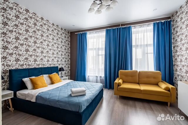 

1-к. квартира, 48,5 м², 2 кровати