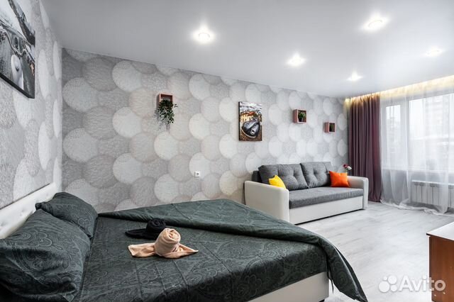 

1-к. квартира, 35 м², 2 кровати