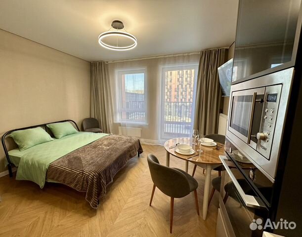 

Квартира-студия, 29 м², 2 кровати
