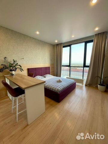 

Квартира-студия в апарт-отеле, 30 м², 1 кровать