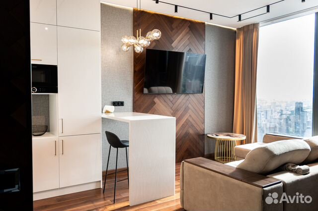 

Квартира-студия, 45 м², 2 кровати