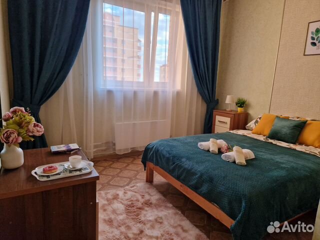 

1-к. квартира, 38 м², 2 кровати