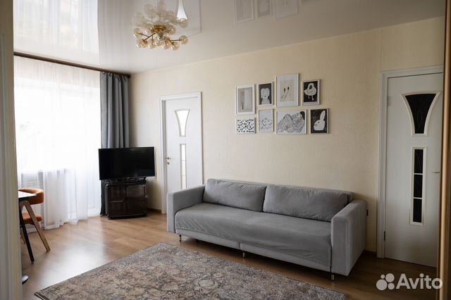 

2-к. квартира, 45 м², 2 кровати