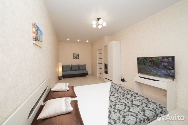 

1-к. квартира, 45 м², 2 кровати