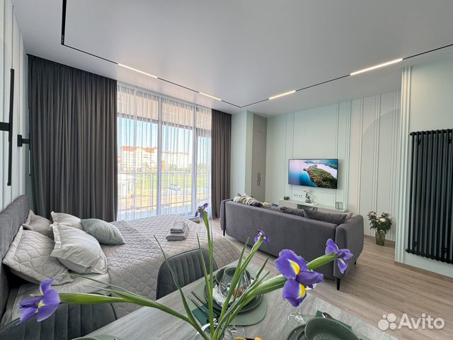 

Квартира-студия, 45 м², 2 кровати