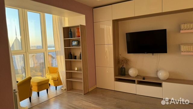 

Квартира-студия, 35 м², 1 кровать