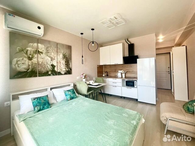 

Квартира-студия, 24 м², 2 кровати