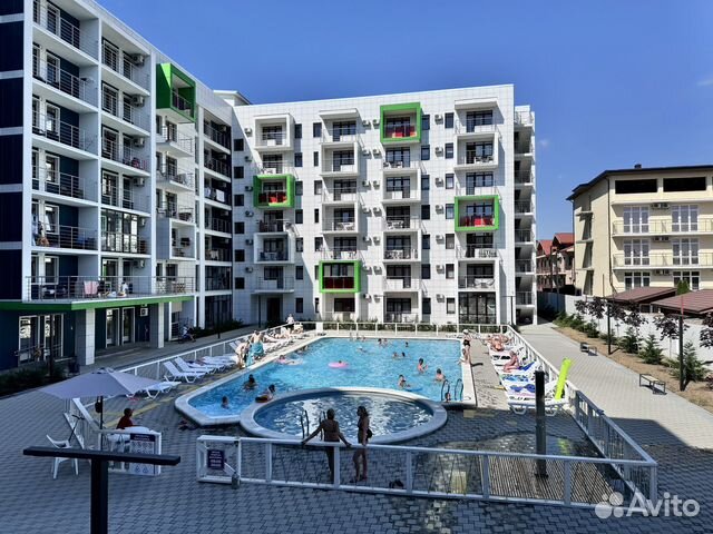 

Квартира-студия, 35 м², 2 кровати