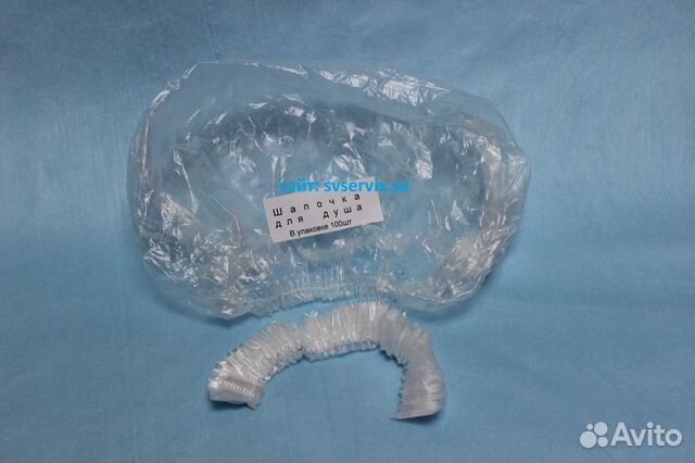 Полиэтиленовая шапочка для душа