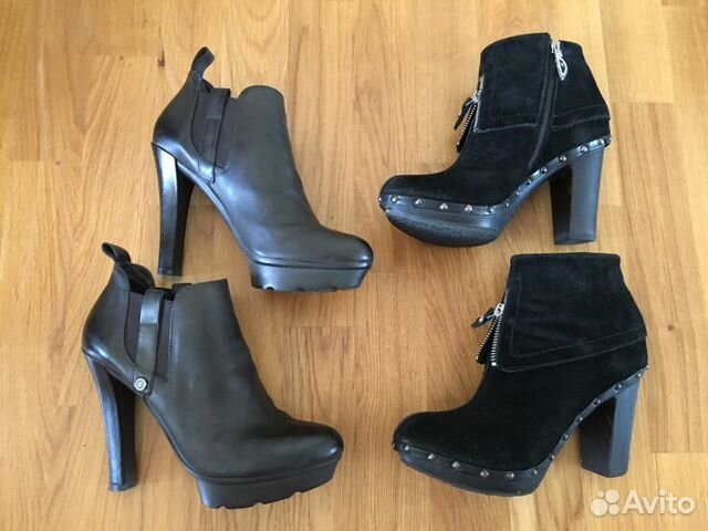 Ботильоны кожа guess