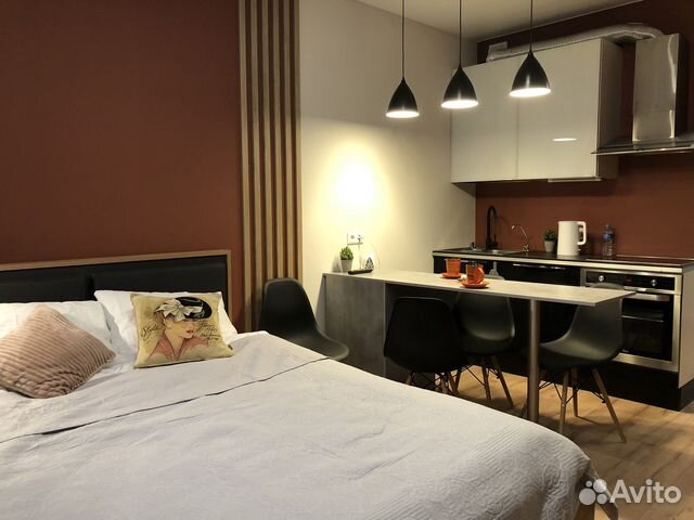 

Квартира-студия, 23 м², 2 кровати