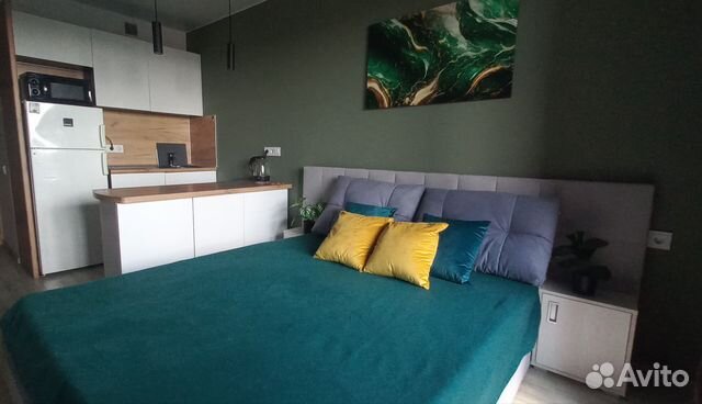 

Квартира-студия, 25 м², 2 кровати