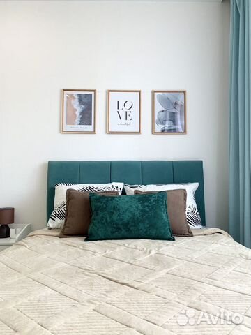 

Квартира-студия, 35 м², 2 кровати