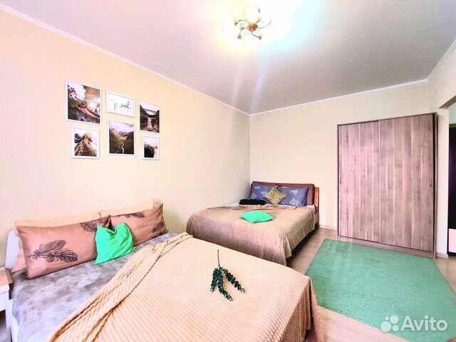 

1-к. квартира, 40 м², 3 кровати
