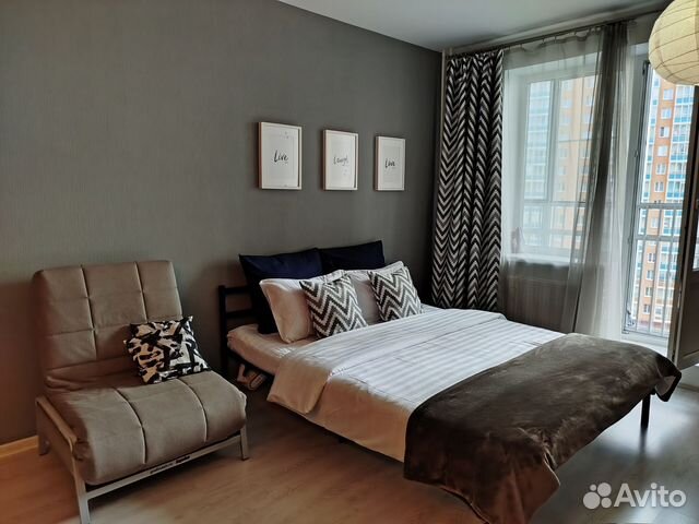 

Квартира-студия, 25,2 м², 2 кровати