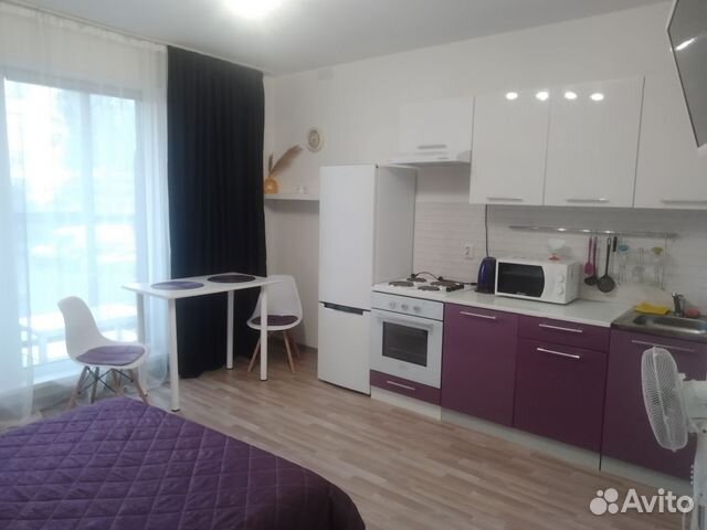 

Квартира-студия, 30 м², 2 кровати