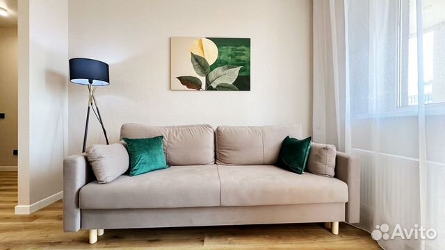 

1-к. квартира, 40 м², 2 кровати