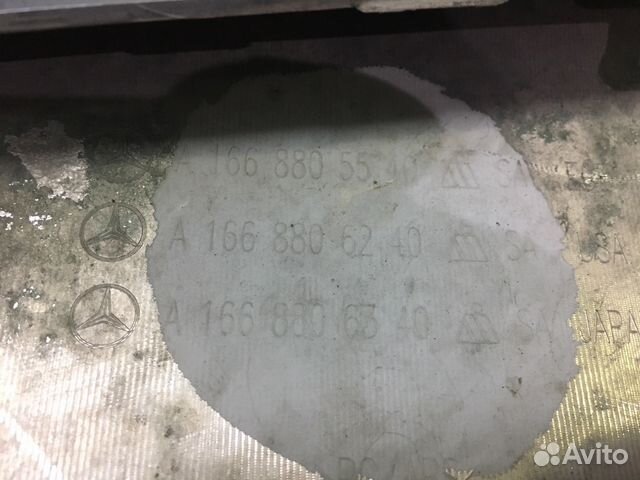 Хром переднего бампера Mercedes w166 ML Amg Хром переднего бампера Mercedes w166 ML Amg