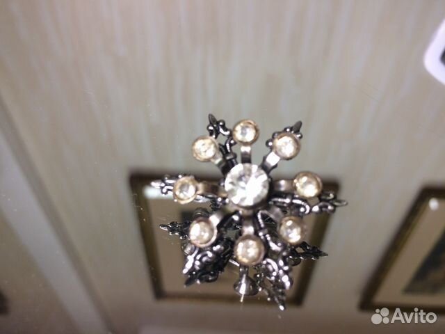 Брошь звезда антикварная Англия бижутерия Брошь звезда антикварная Англия бижутерия