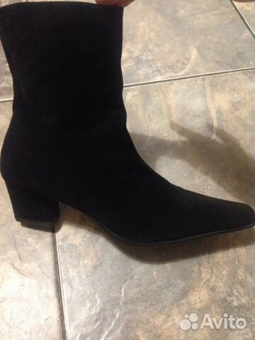 Полусапожки bronx замша